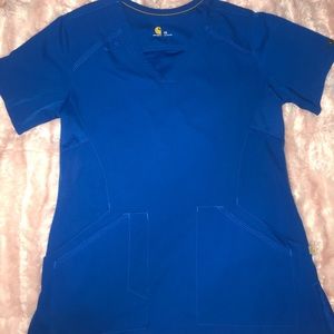 Royal Blue Scrub Top